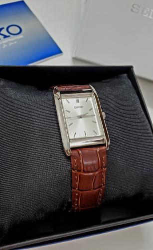 ساعة سيكو اليابانية انالوج كوارتز الرقيقة (Edg) مس...