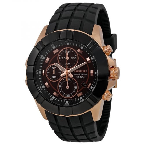 ساعة سيكو الرياضية LORD كرونو غراف كوارتز بسير بلا...