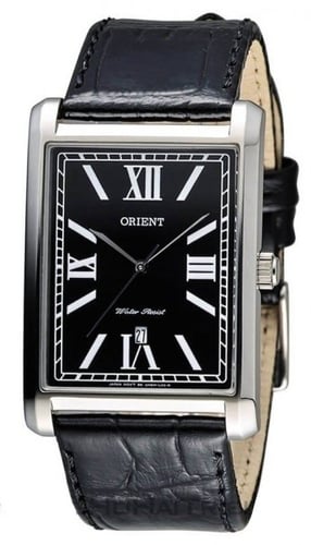 Orient Classic Japanese Analog Quartz Date Black L...