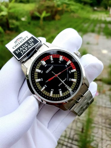 ساعة اورينت اليابانية أنالوج كوارتز ستانلس ستيل لل...