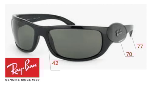 نظارة راي بان Ray Ban ريبلانت شمسية RB4176 مقاس 64...