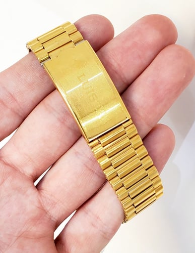 ساعة لوستار السويسرية ( فنتج ) بتاريخين رسم النخلة...