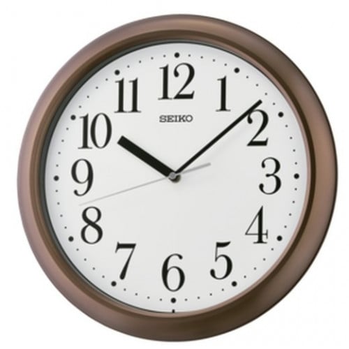 Seiko Clocks QXA787B Brown Wall Clock