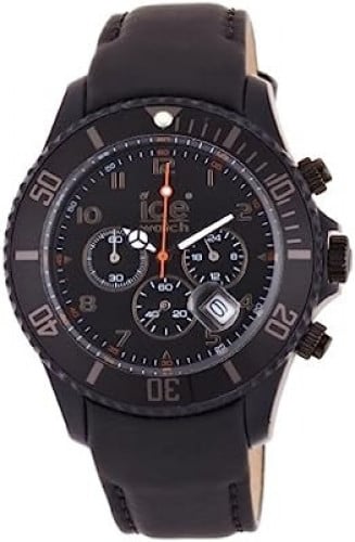 ساعة ايس كرونو - اسود مطفي - ساعة رجالية كبيرة - C...