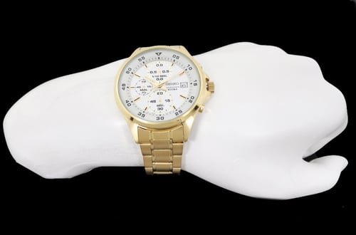 ساعة سيكو اليابانية الرياضية كرونو غراف كوارتز بتا...