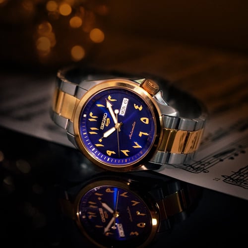 Seiko 5 Sports Automatic Arabic Dial Bicolor Watch...