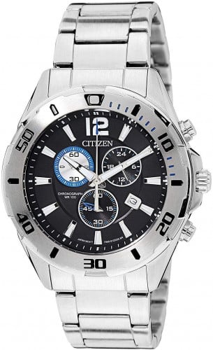 ساعة سيتزن الرياضية اليابانية كرونو غراف كوارتز ست...