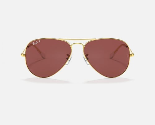 AVIATOR CLASSIC Polarized Violet Classic Frame Gol...