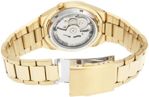 ساعة سيكو 5 اوتوماتيك اليابانية كلاسيكية بتاريخين...