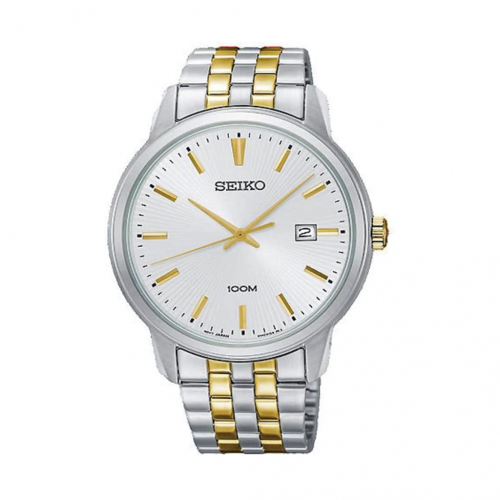 ساعة سيكو اليابانية بتاريخ ستانلس ستيل انالوج كوار...