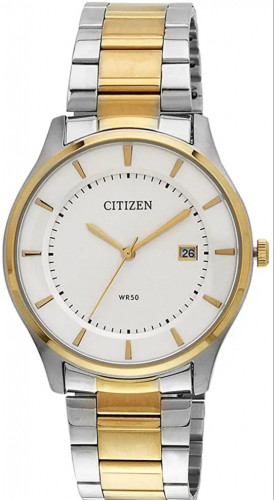 ساعة سيتزن بتاريخ اليابانية ستانلس ستيل انالوج كوا...