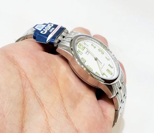 ساعة كاسيو كوارتز انالوج كلاسيكية ستانلس ستيل فضي...