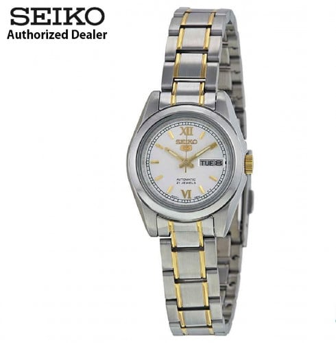 ساعة سيكو 5 اوتوماتيك اليابانية بتاريخين ستانلس ست...