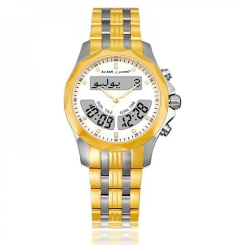 ساعة العصر الاسلامية لأوقات الاذان والاقامة ( دبل...