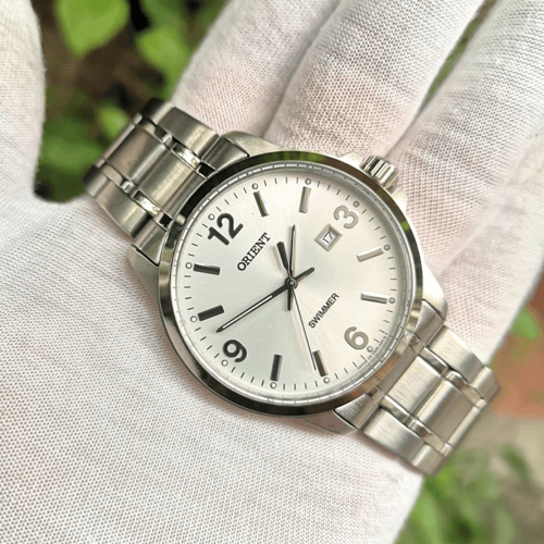 ORIENT Swimmer Quartz White Dial Men's Watch - SUN...