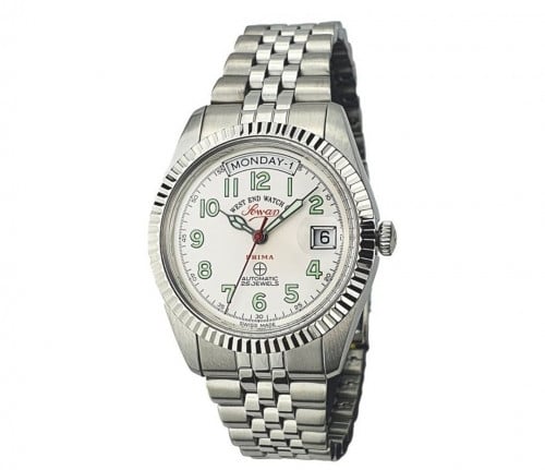 ساعة وست اند واتش كو اوتوماتيك مينا ابيض ب ( أرقام...