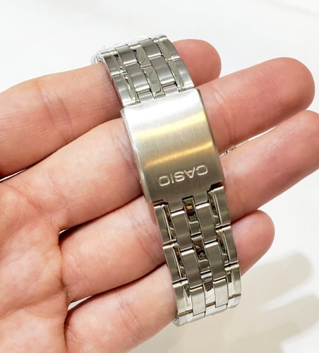 ساعة كاسيو كوارتز انالوج كلاسيكية ستانلس ستيل فضي...