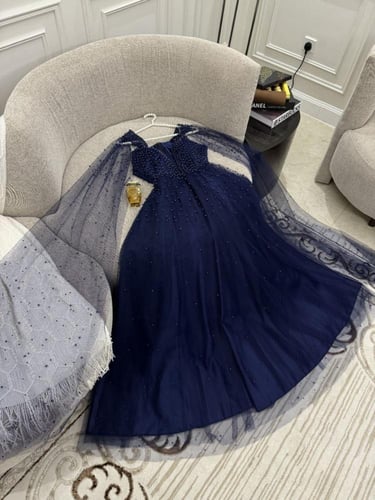 فستان سهره انيق خامه تل مطرز لولو