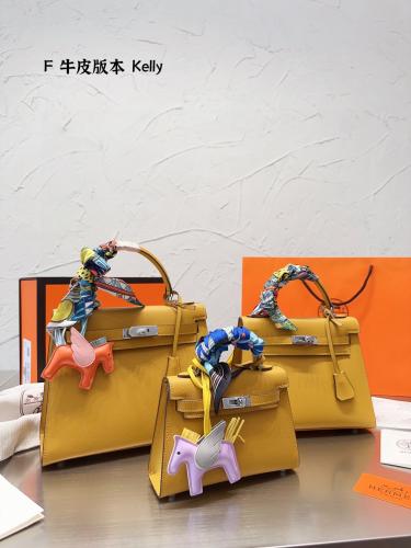 شنطة ارمز كيلي اكسسوار فضي ( باحجام متعدده )