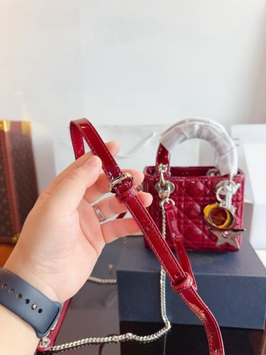 شنطة ديور Lady Dior ليدي ديور مقاس 17cm (متوفرة بع...