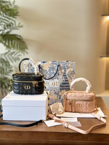 شنطة ديور Vanity (متوفرة بلونين)