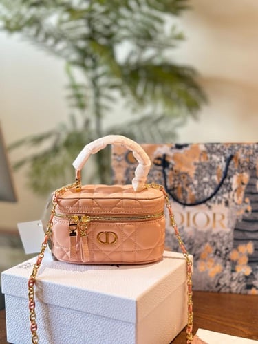 شنطة ديور Vanity (متوفرة بلونين)