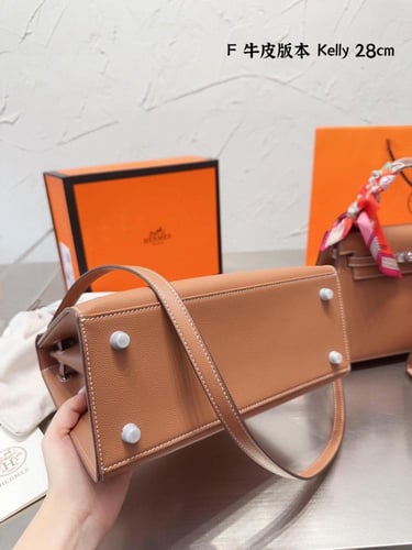 شنطة ارمز كيلي اكسسوار فضي ( باحجام متعدده )