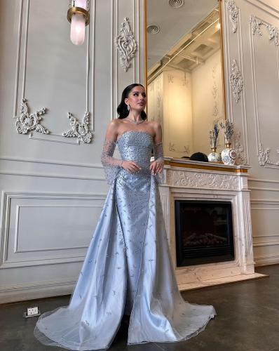 فستان سهره انيق خامه ميكادو