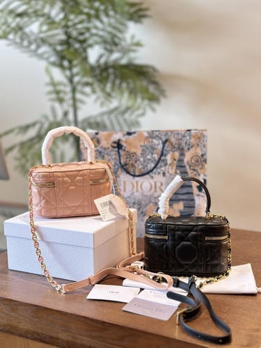 شنطة ديور Vanity (متوفرة بلونين)