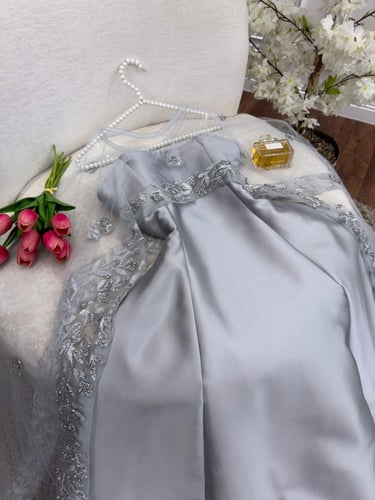 فستان سهره انيق خامه ميكادو