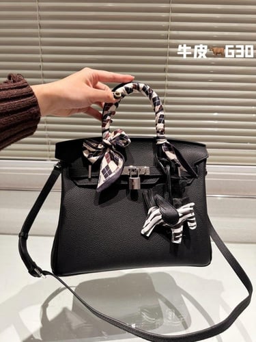 شنطة ارمز بيركن 30cm اكسسوار فضي