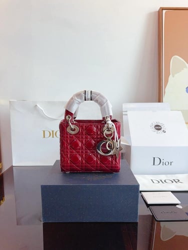 شنطة ديور Lady Dior ليدي ديور مقاس 17cm (متوفرة بع...