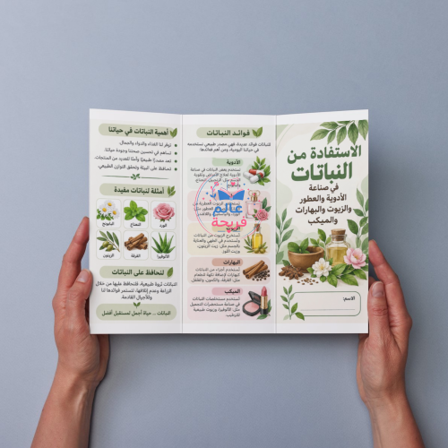 الاستفادة من النباتات لغتي رابع