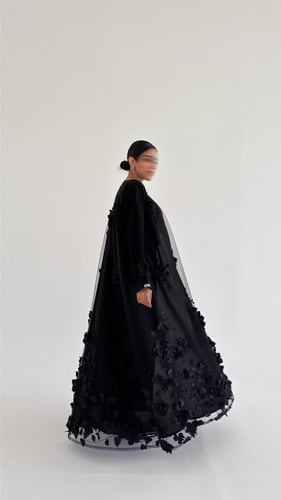 تسليم فوري Floral Abaya