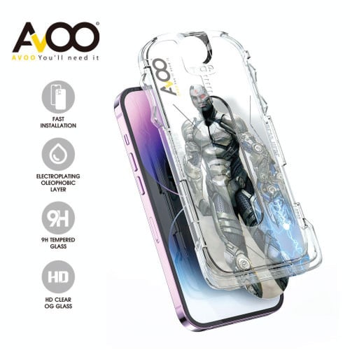 أفو سايبورغ ستيكر حماية ايفون 12/12 برو (لقافه)