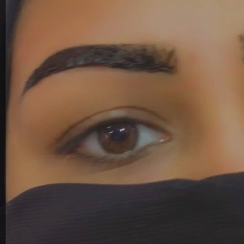 صبغه حواجب بدون تشقير