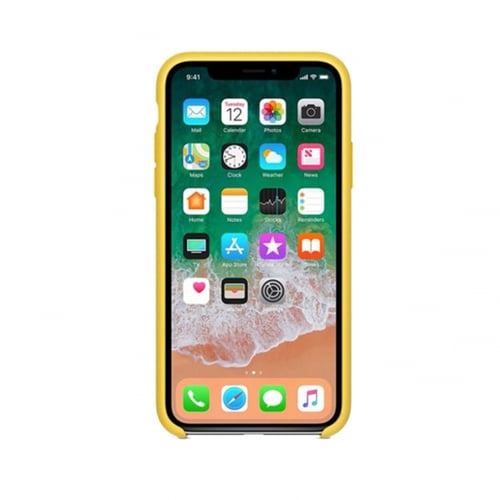 كفر ايفون باللون الاصفر X/XS