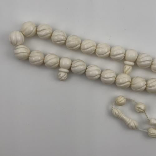سبحة عظم جمل منقوش جامبو
