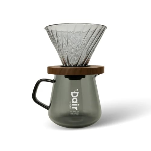 Coffee Server with Dripper – Clear Glass