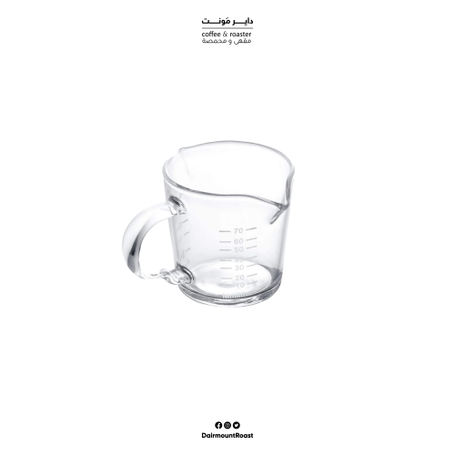 Glass Measuring Cup with Two Spouts and Handle