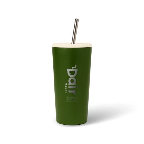 Cold Drink Tumbler – Olive Green
