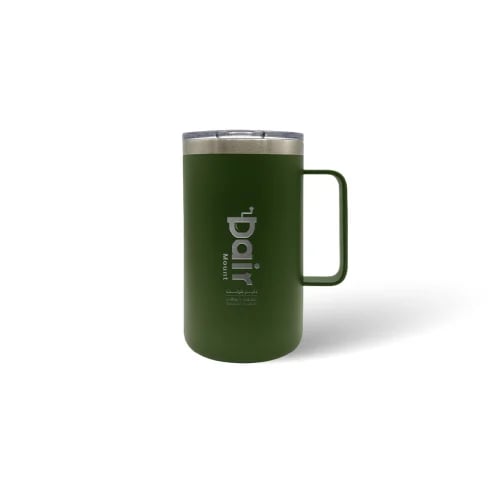 Thermal Mug with Handle – Olive Green