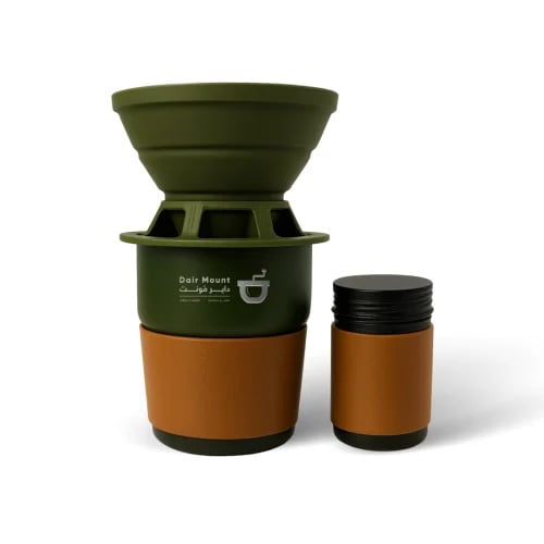 Portable Coffee Set – Olive Green