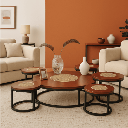 طقم طاولات 6 قطع