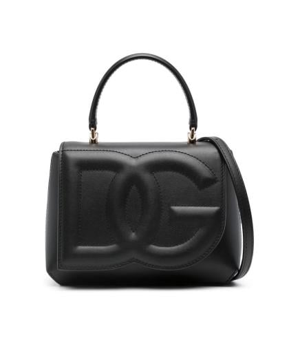 حقيبة يد من دولتشي آند غابانا بشعار بارز