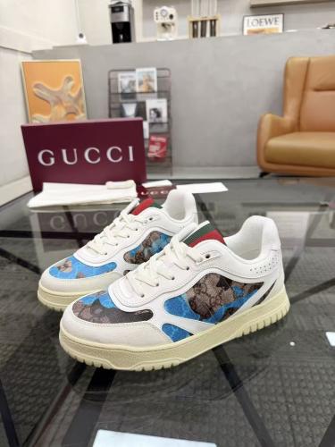 حذاء سنيكرز Gucci Re-Web من القماش بنقش GG