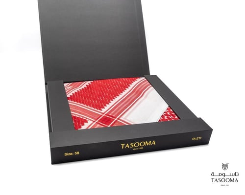 P3 شماغ سيقنتشر || 82006 - 211 - - red