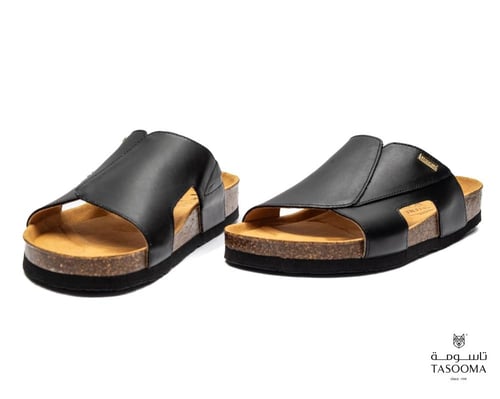 P3 نعال اسباني من تاسومة 22024 - BLACK