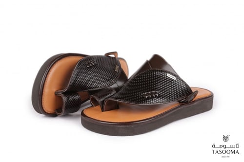 P حذاء شرقي من تاسومة 07122 / BROWN