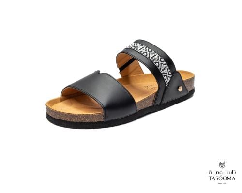 P3 نعال اسباني من تاسومة 22021 / BLACK